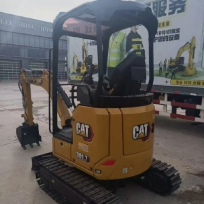 Mini excavadora Cat 301.7, excavadora compacta original