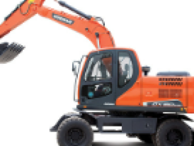 Мини-колесный экскаватор