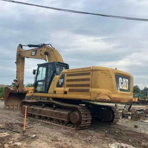 Cat 336 excavator side profile
